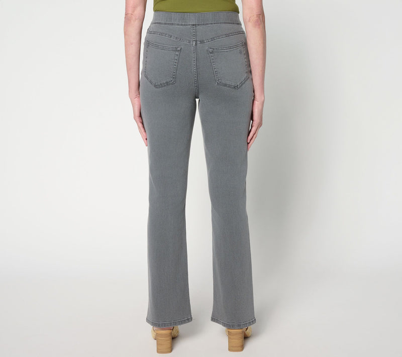 Susan Graver Regular Stretch Denim Boot Cut Full Length Jean — View 4