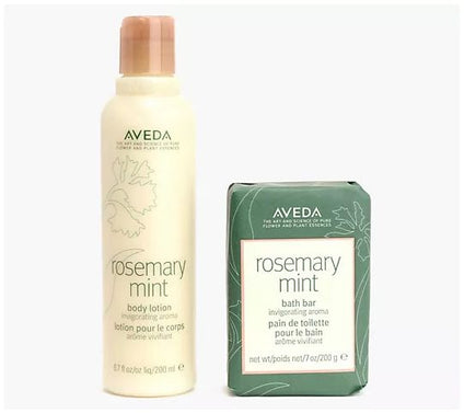 Aveda Rosemary Mint Bath Bar & Body Lotion 2-pcSet