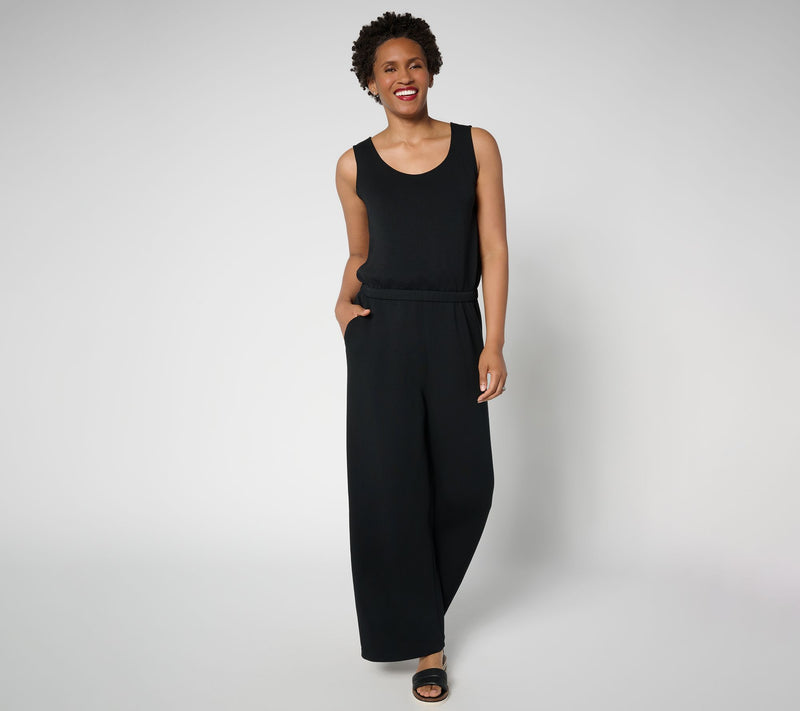 Martha Stewart Signature Petite Comfort Stretch Jumpsuit — View 7