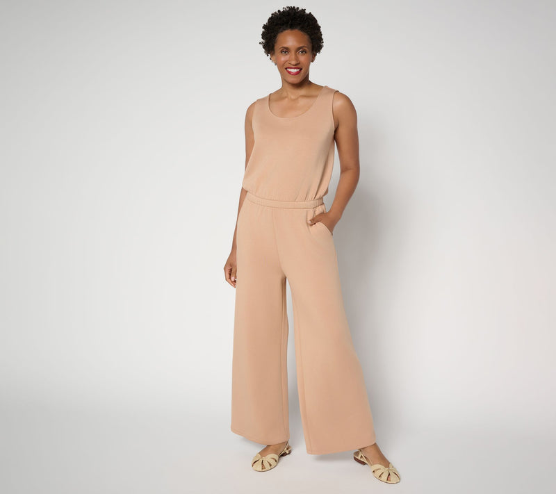 Martha Stewart Signature Petite Comfort Stretch Jumpsuit — Main view