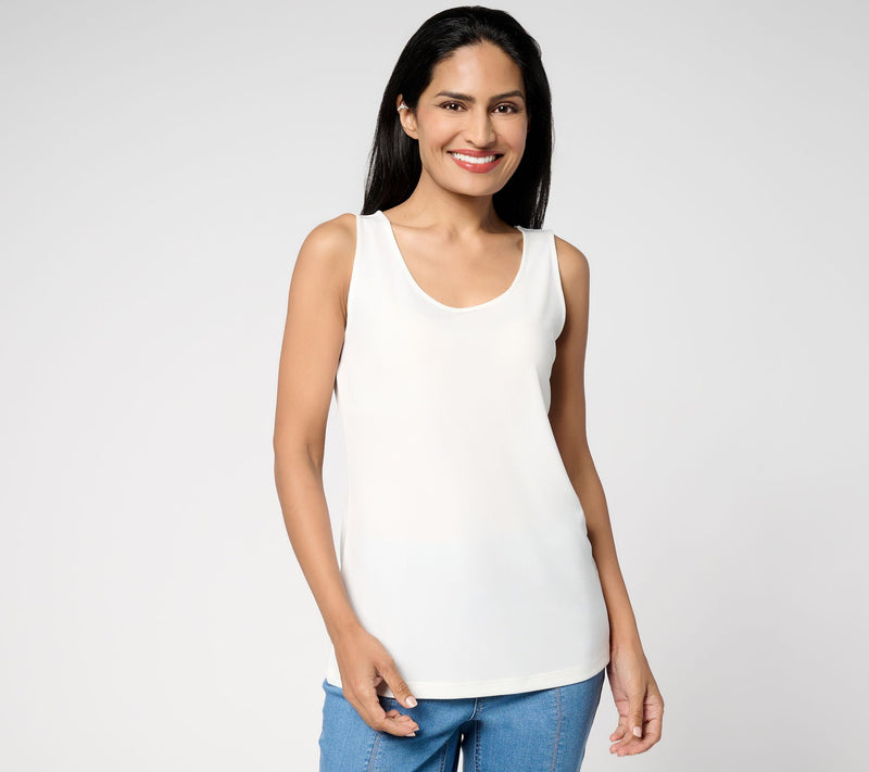 Susan Graver Sleek Essentials Liquid Knit Tank Top — View 14
