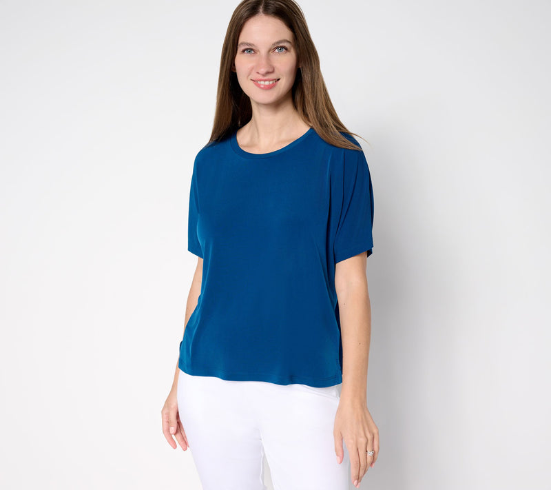Susan Graver Essentials Liquid Knit Dolman Sleeve Top — View 20