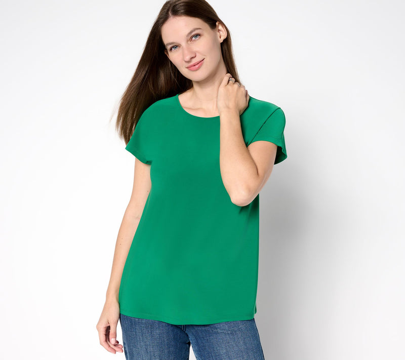 GRAVER Susan Graver Petite LK Luxe Extended Sleeve Top — View 11