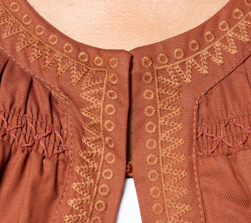 Susan Graver Weekend Washed Twill Embroidered Jacket — View 12