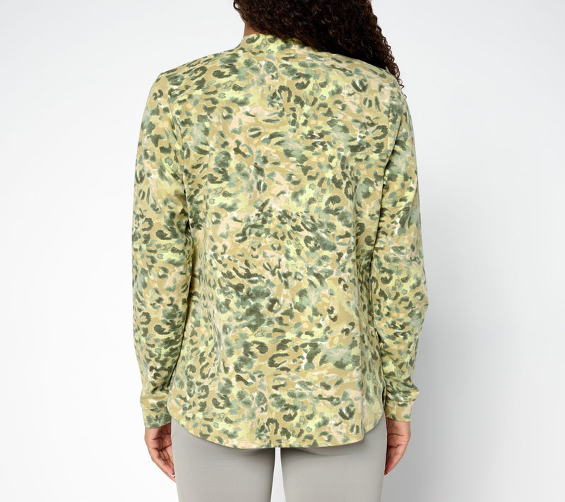 Denim & Co. Active Duo Stretch Zip Front Jacket — View 16