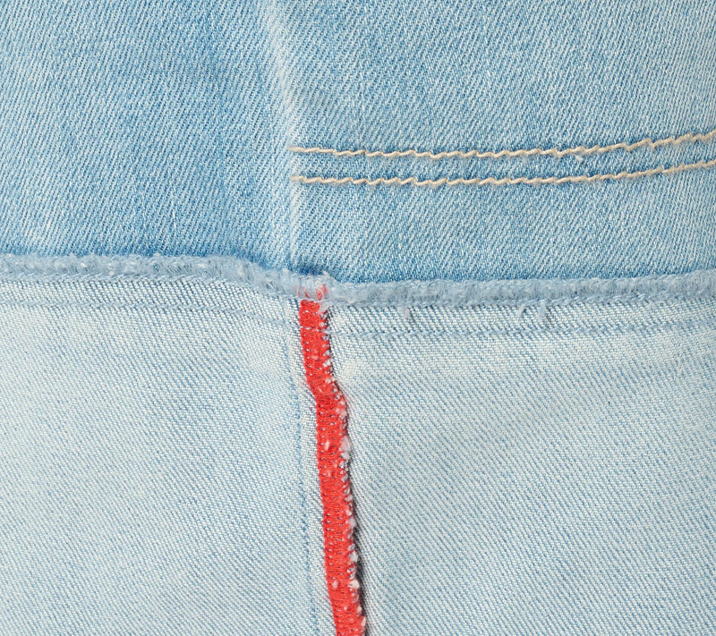 Peace Love World Denim Regular Reverse Pieced Straight Leg Jeans — View 10