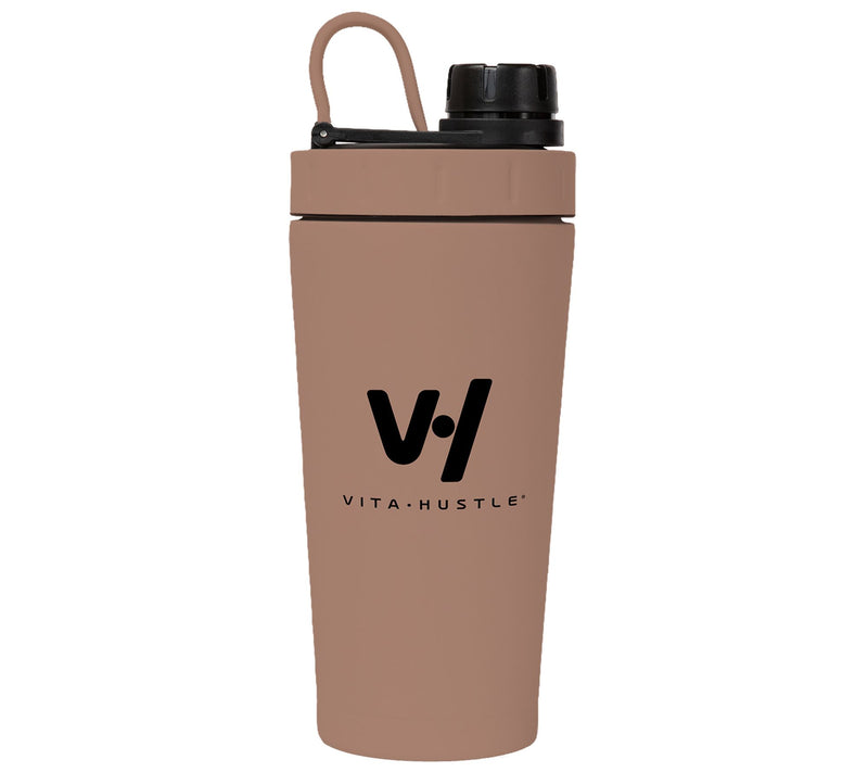 VitaHustle 20oz Stainless Steel Shaker Cup with Blender Ball — View 7