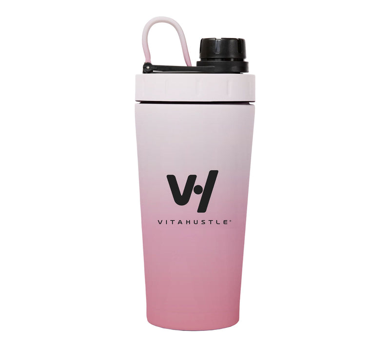 VitaHustle 20oz Stainless Steel Shaker Cup with Blender Ball — View 17
