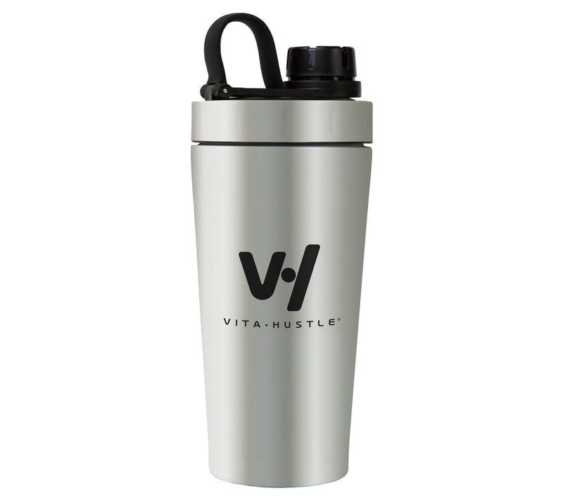 VitaHustle 20oz Stainless Steel Shaker Cup with Blender Ball — View 11