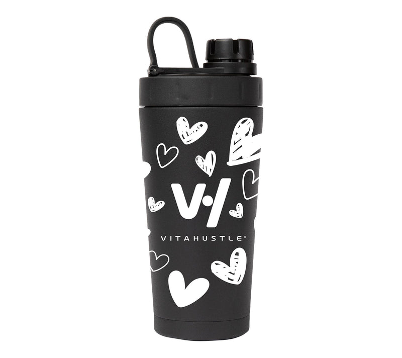 VitaHustle 20oz Stainless Steel Shaker Cup with Blender Ball — View 13