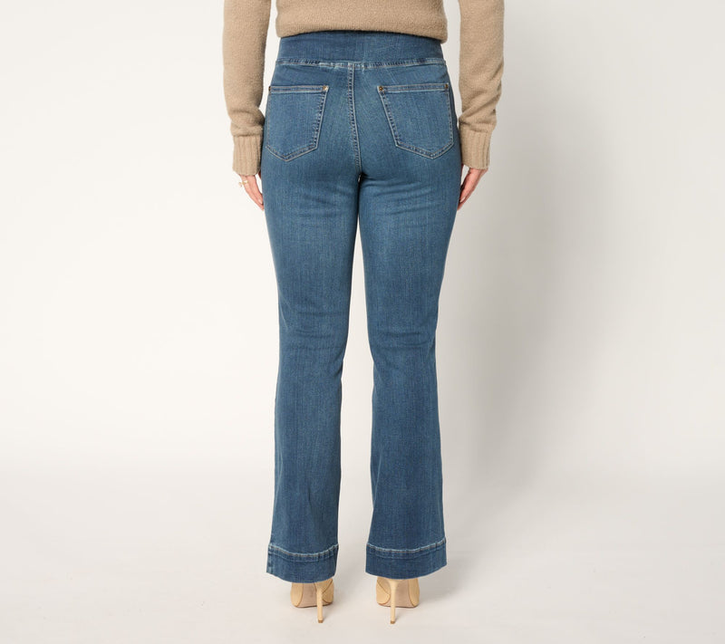 Belle by Kim Gravel Regular TripleLuxe Denim Boot Cut Jean — View 8