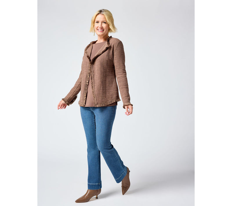Belle by Kim Gravel Regular TripleLuxe Denim Boot Cut Jean — View 12