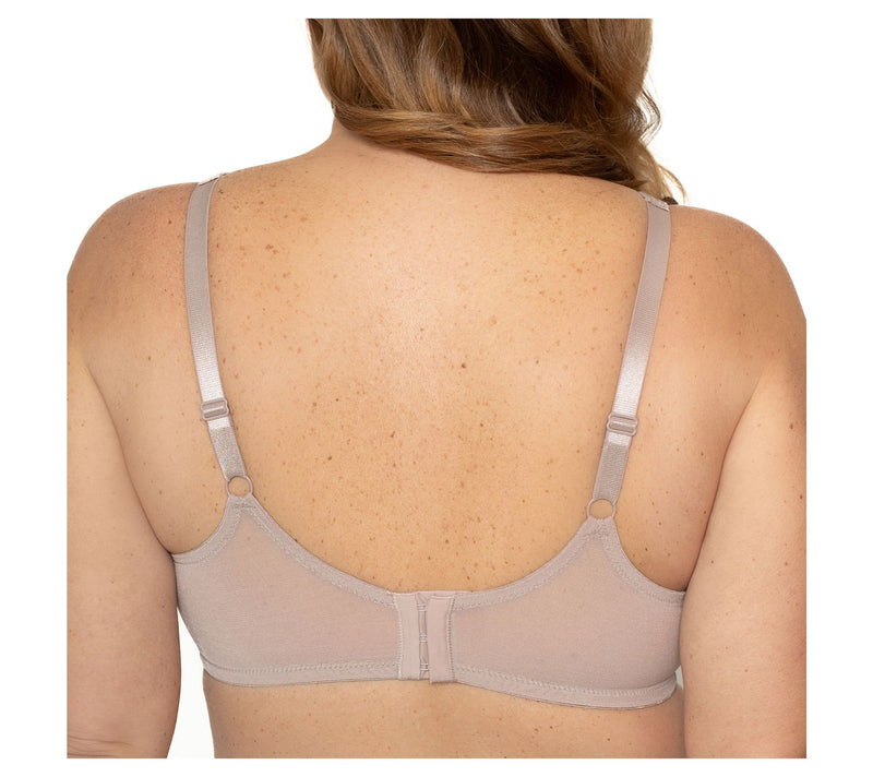Lunaire Seamless Underwire Bra with Lace Trim — View 3