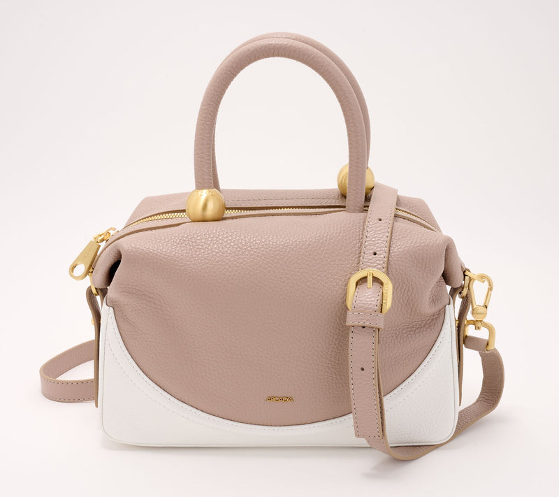 Arcadia Leather Domed Satchel - Dione — View 16