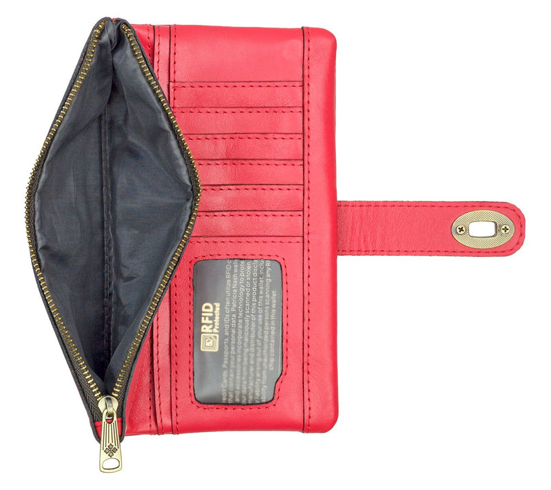 Patrica Nash Annesley Wristlet in Vintage Distressed Leather — View 8