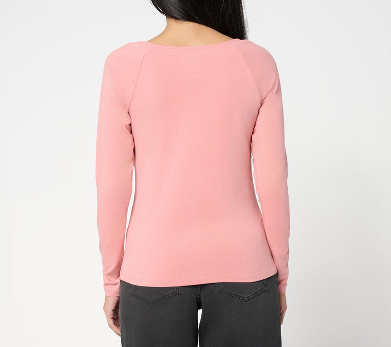 Me by Jennie Garth Terraza Top with Sweetheart Neckline — View 5