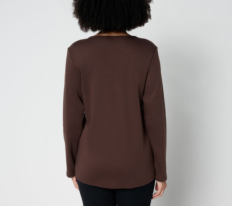 Quacker Factory On the Prowl Snap-Front Cardigan — View 8