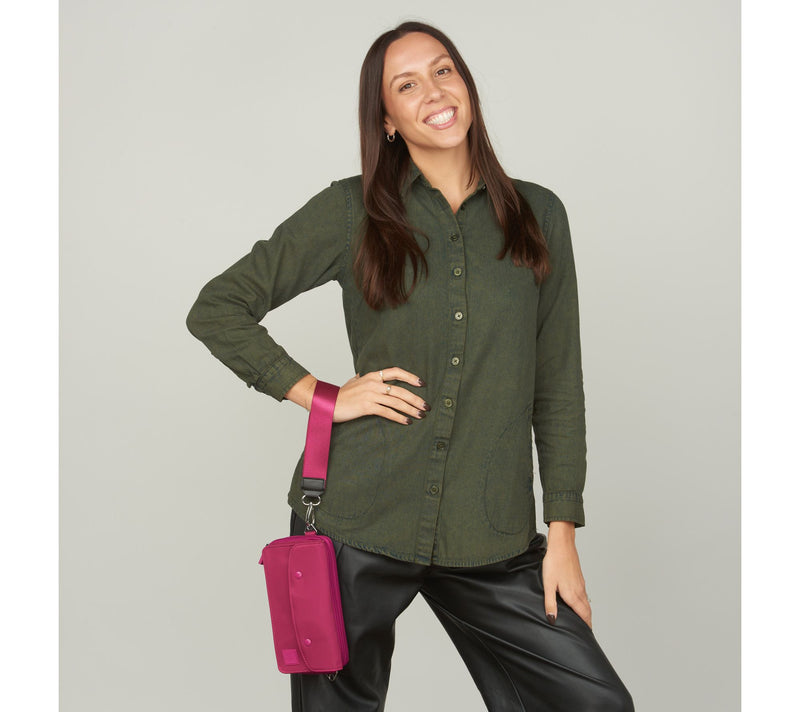 "As Is" IHKWIP XL Convertible Wear Everywhere RFID Wallet Crossbody — View 7