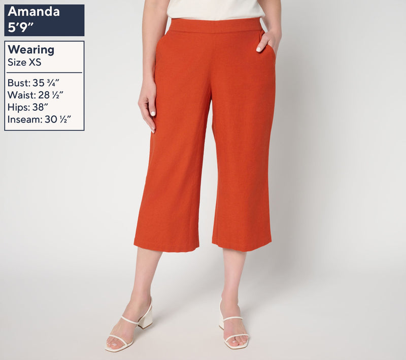 BEAUTIFUL by Lawrence Zarian Petite Pull-On Capri — View 3