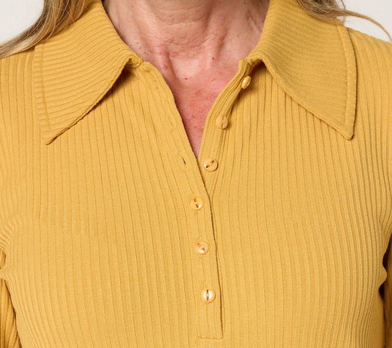 Me by Jennie Garth La Quinta Long Sleeve Top — View 6