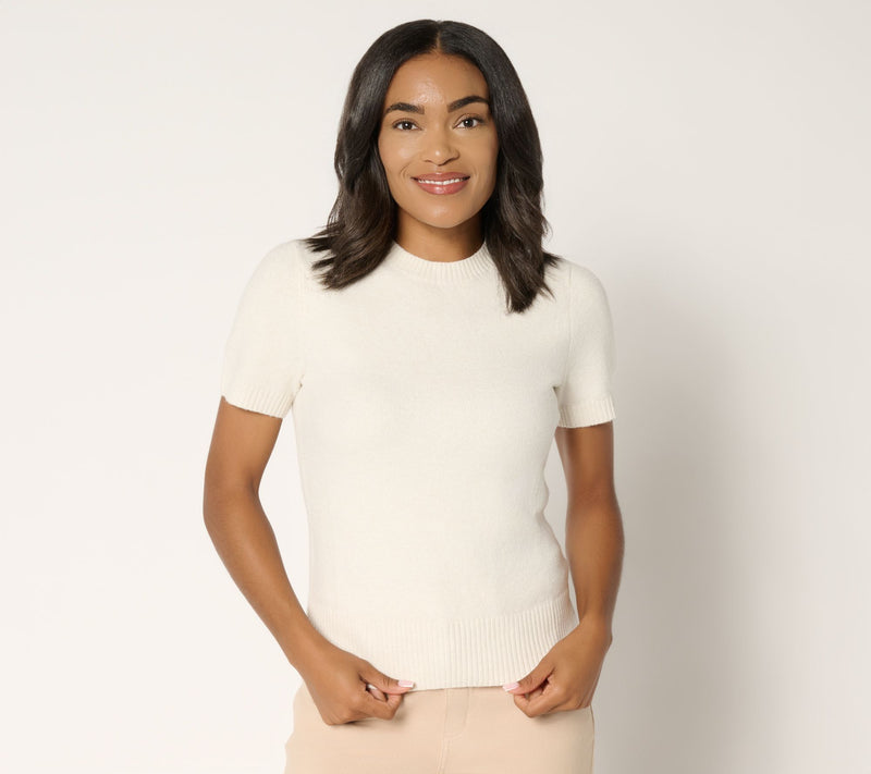Me by Jennie Garth Palm Sweater Tee — View 5