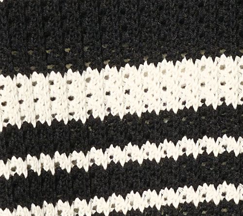 Me by Jennie Garth Hoppe Striped 100% Cotton Sweater — View 2