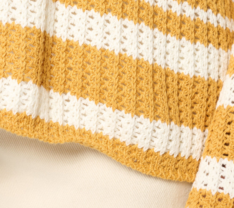 Me by Jennie Garth Hoppe Striped 100% Cotton Sweater — View 12
