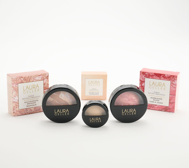Laura Geller 3-Piece Baked Bronze, Blush & Highlighter Kit — View 2