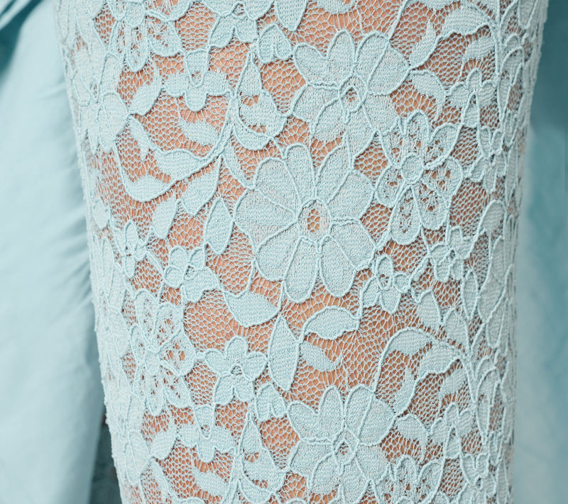 LOGO Layers by Lori Goldstein Regular Stretch Lace Leggings — View 5