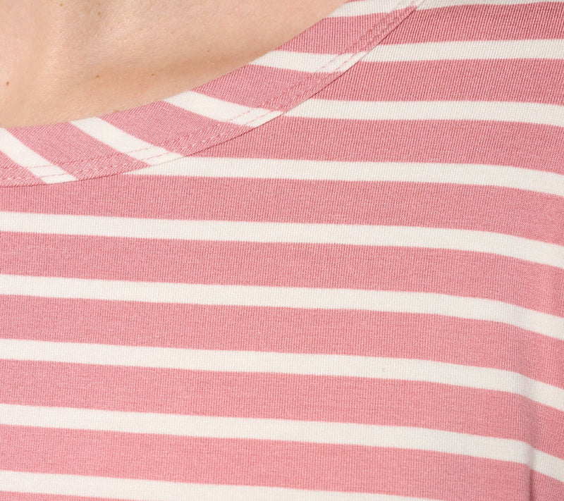 LOGO by Lori Goldstein Rayon 230 Stripe Top — View 5