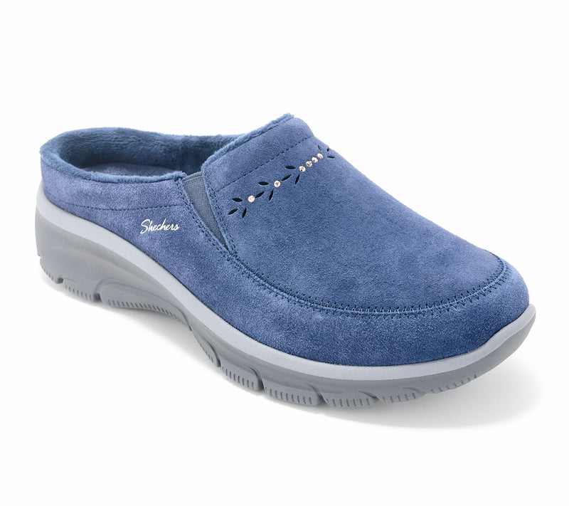 Skechers Easy Going Water-Repellent Studded Suede Clogs — View 18