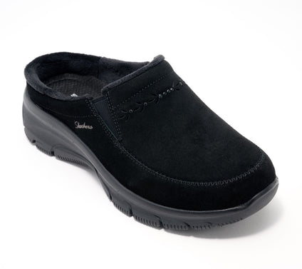Skechers Easy Going Water-Repellent Studded Suede Clogs