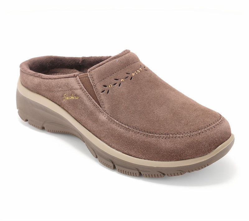 Skechers Easy Going Water-Repellent Studded Suede Clogs — View 20