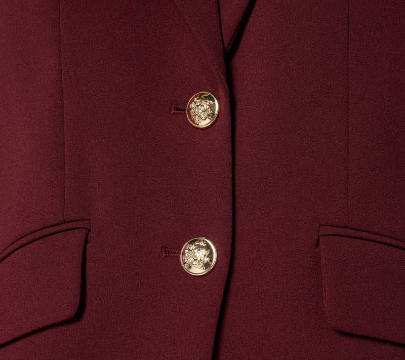 Dennis Basso Petite Luxe Crepe Blazer in Prints & Solids — View 12
