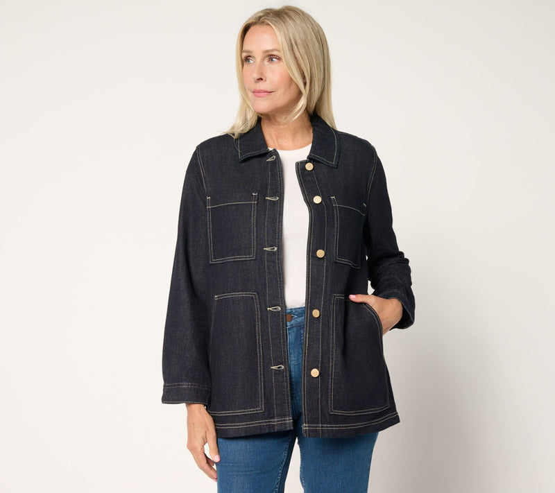 Liverpool Los Angeles Patch Pocket Jacket — Main view
