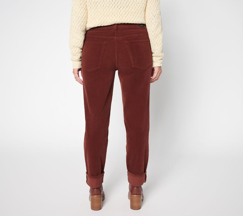 Liverpool Los Angeles Girlfriend Pinwale Corduroy Jean — View 9