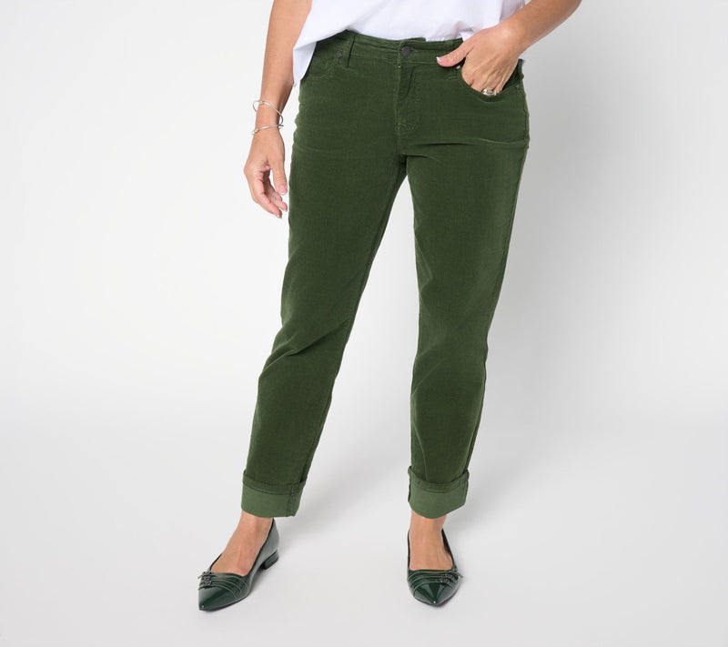 Liverpool Los Angeles Girlfriend Pinwale Corduroy Jean — View 7