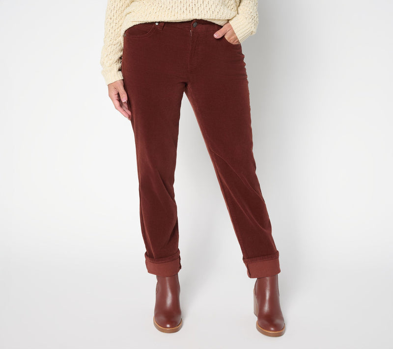 Liverpool Los Angeles Girlfriend Pinwale Corduroy Jean — View 5
