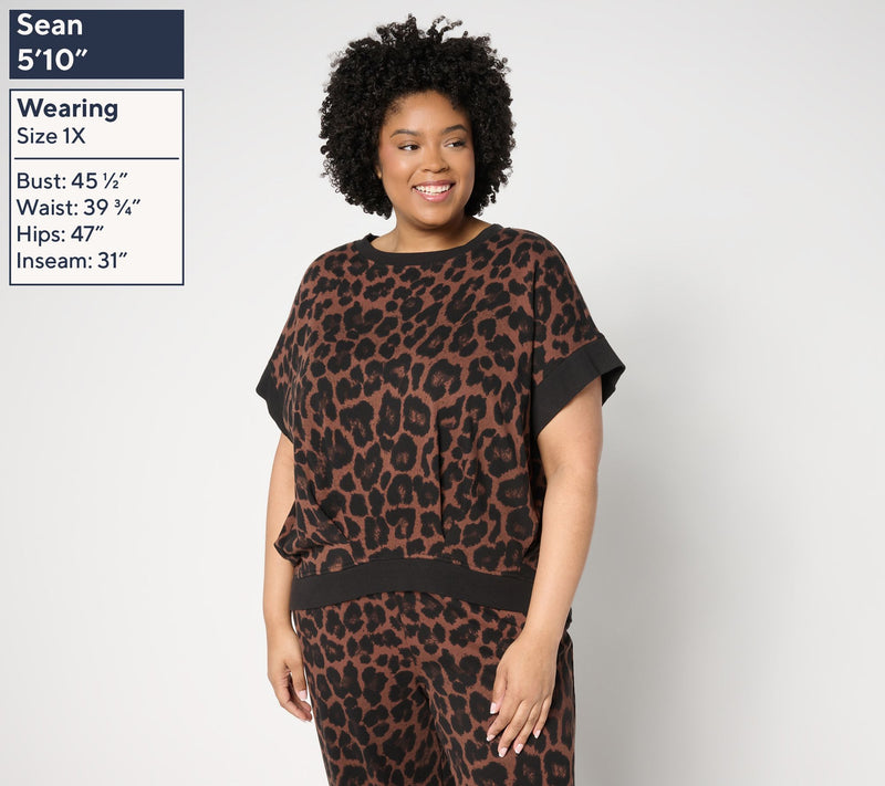 Carla Rockmore Collection The Modern Short Sleeve Sweatshirt — View 10