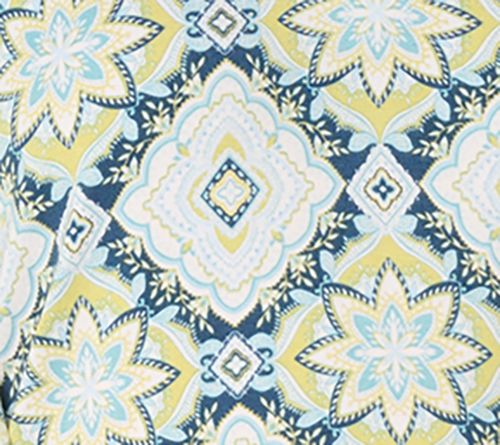 Belle Boho by Kim Gravel Rayon Spandex Southern Star Border Top — View 8