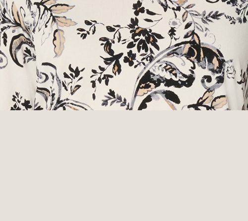 Susan Graver Set of 2 Liquid Knit Print & Solid Tops — View 8