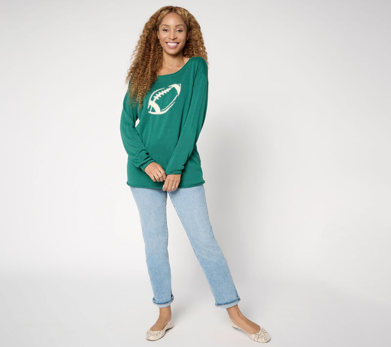 Belle by Kim Gravel Game Day Football Sweater — View 5
