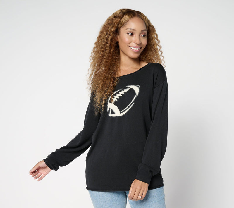 Belle by Kim Gravel Game Day Football Sweater — View 12