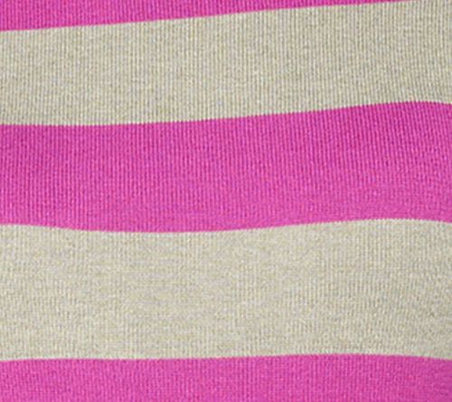 Belle by Kim Gravel Wide Striped Sweater with Pop Tipping — View 6