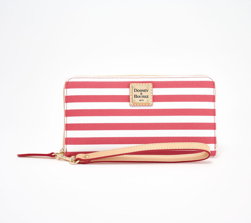 Dooney & Bourke Coated Cotton Skipper Large Zip Around Wristlet — View 5
