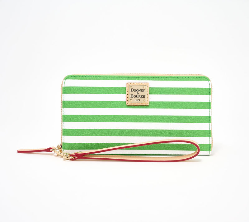 Dooney & Bourke Coated Cotton Skipper Large Zip Around Wristlet — View 7