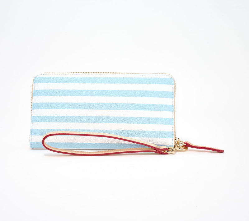 Dooney & Bourke Coated Cotton Skipper Large Zip Around Wristlet — View 14