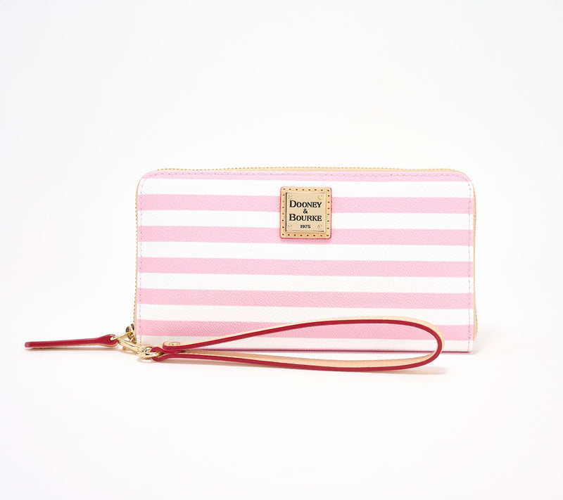 Dooney & Bourke Coated Cotton Skipper Large Zip Around Wristlet — View 11