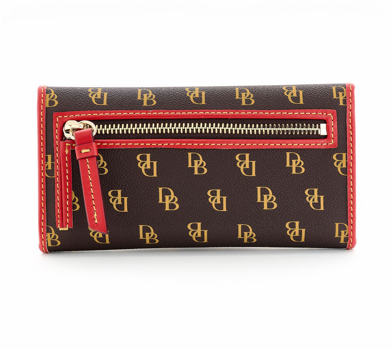 Dooney & Bourke Gretta Continental Clutch with Colored Trim — View 2