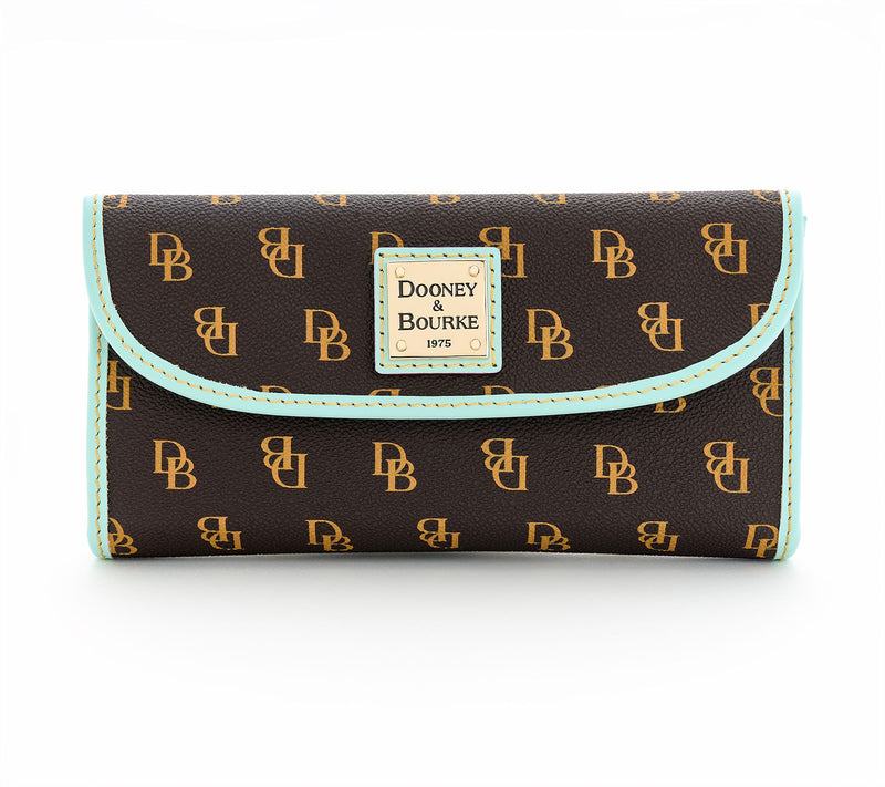 Dooney & Bourke Gretta Continental Clutch with Colored Trim — View 8